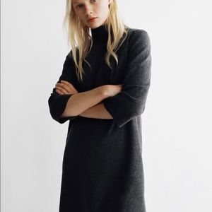 Zara Soft Feel Dress - Dark Gray